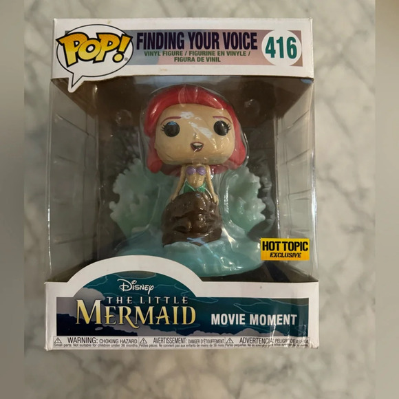 Funko POP! Disney: Movie Moment: The Little Mermaid: Finding Your Voice NWB - Picture 7 of 7